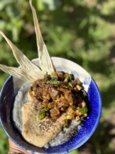 Denella Belin - Blue Corn Mush with Lamb and Blue Corn Bread @ NATIVE HEALTH Central | Phoenix | Arizona | United States