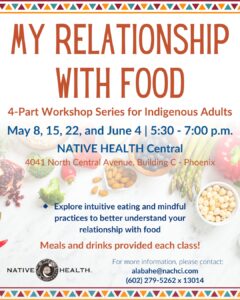 My Relationship with Food @ NATIVE HEALTH Central | Phoenix | Arizona | United States