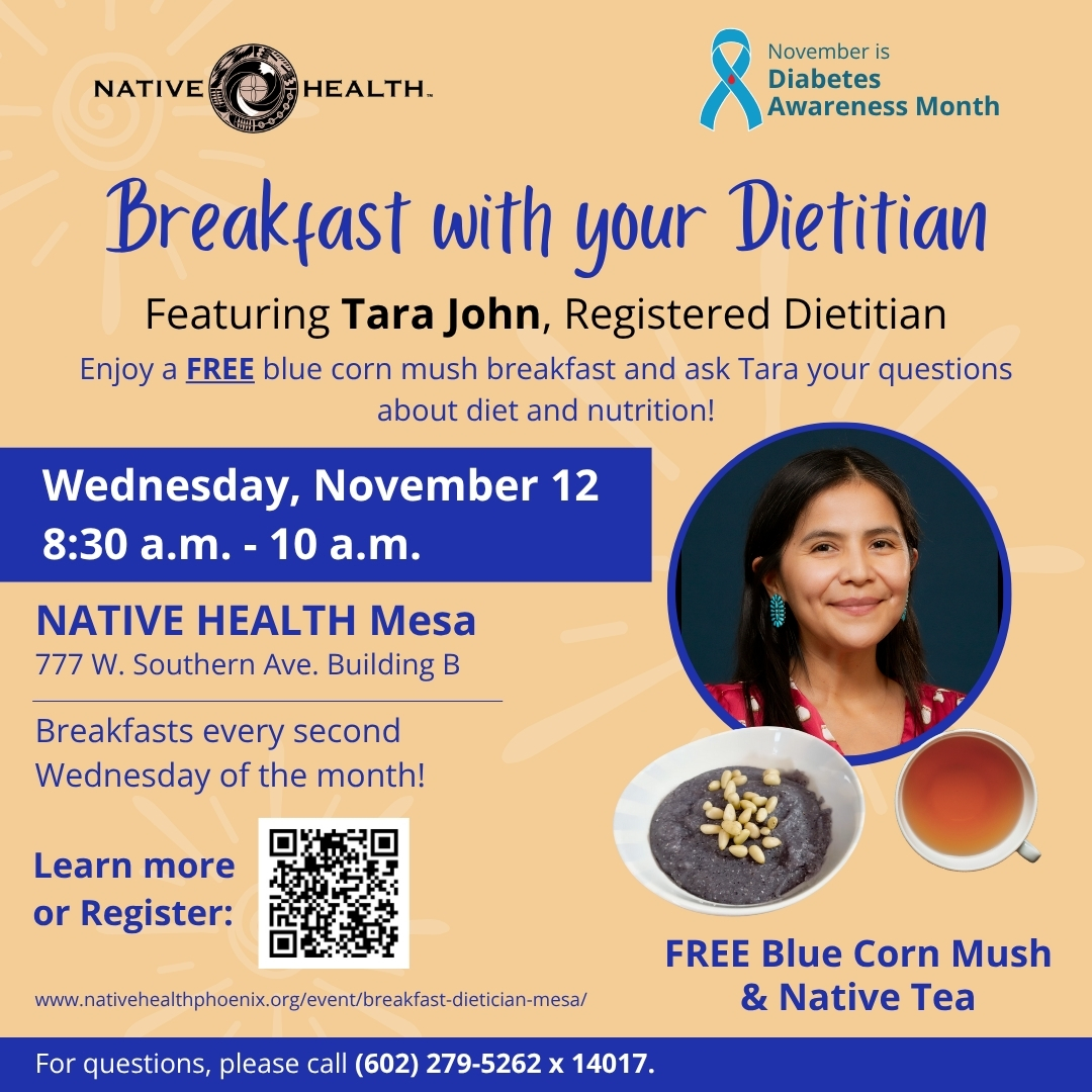 Breakfast with your Dietitian Mesa - Native Health of Phoenix