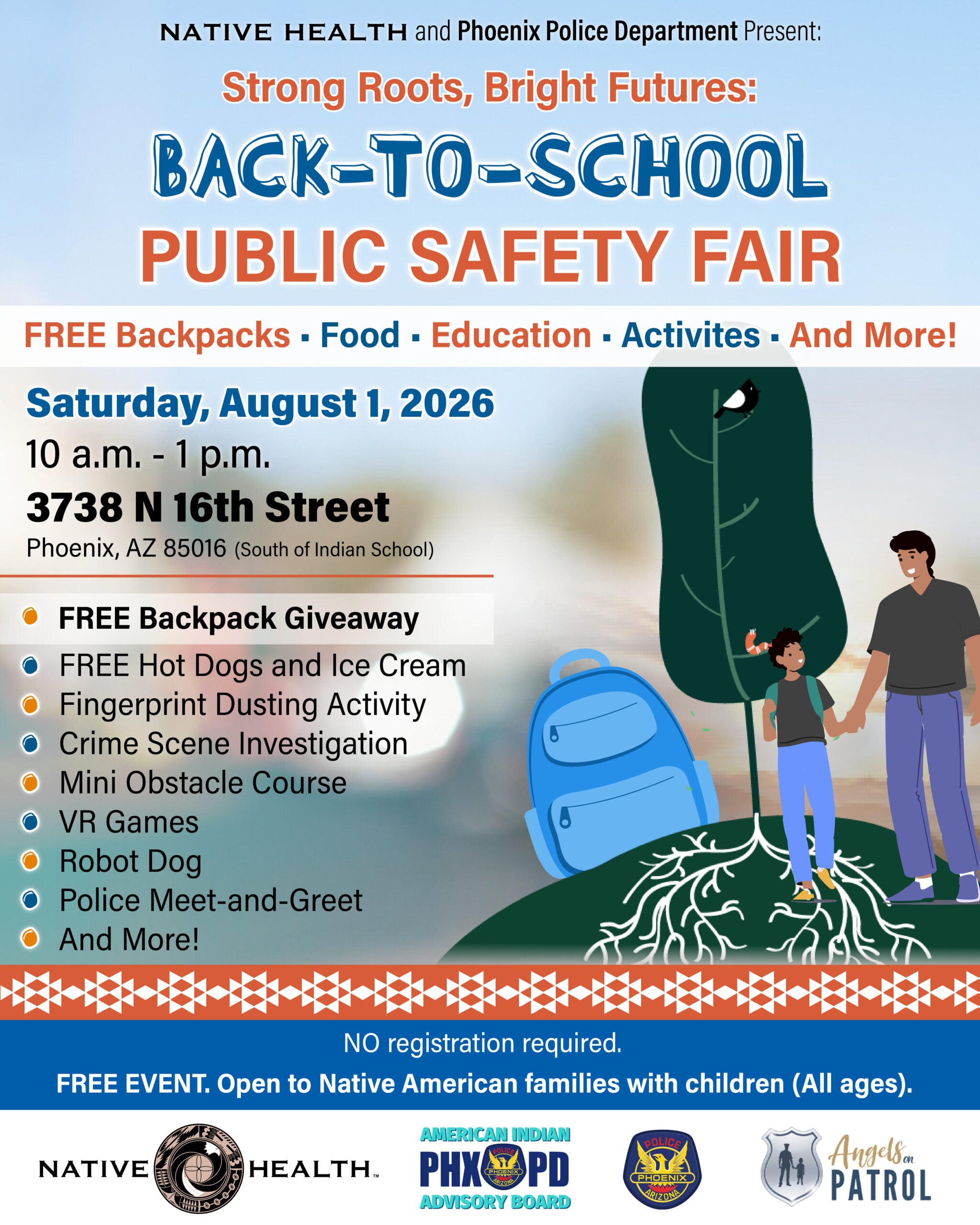 Strong Roots, Bright Futures: Back-to-School Public Safety Fair @ Phoenix | Arizona | United States